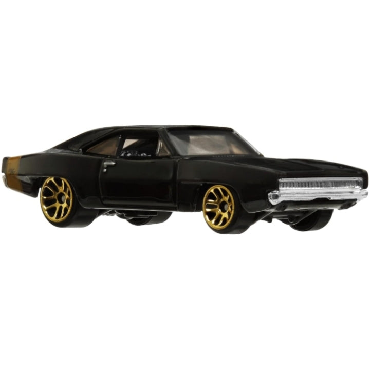 Hot Wheels Fast and FURIOUS Dominic Toretto Auto 1968 DODGE CHARGER Model Die Cast Scale 1:64 - Length 7 cm.