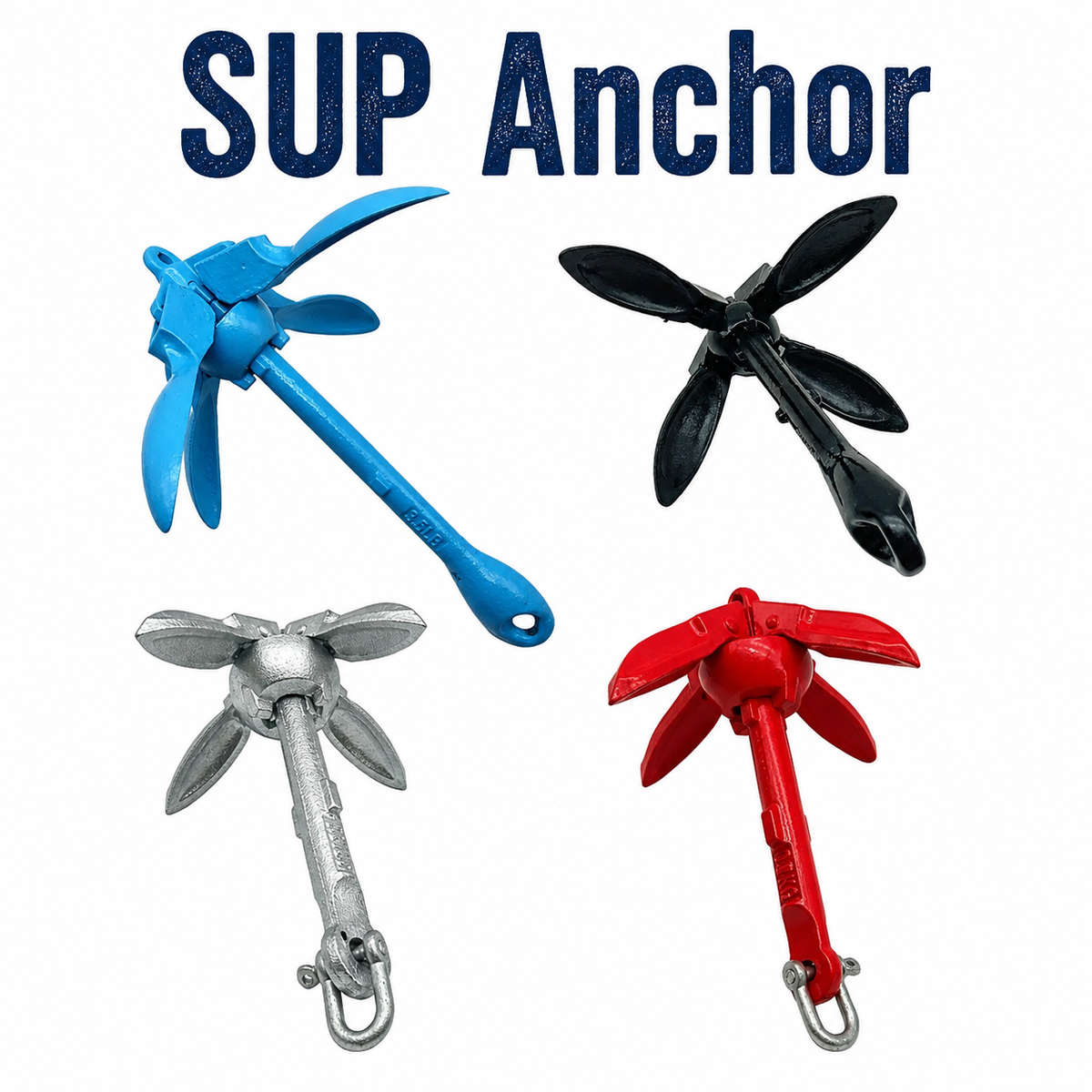 Carbon Steel Folding Boat Anchor for Kayak & SUP