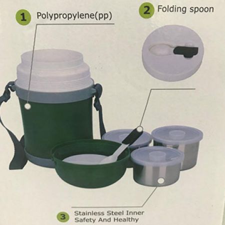 Bobwin Thermo Container Army Green 1.7 L