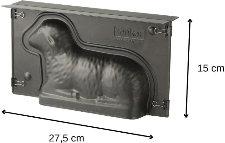 Zenker "Special Season" Lamb-Baking Tin, Black, 10.83 x 5.90 x 2.56"