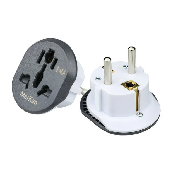 16A 4mm Universal EU to UK Travel Adapter