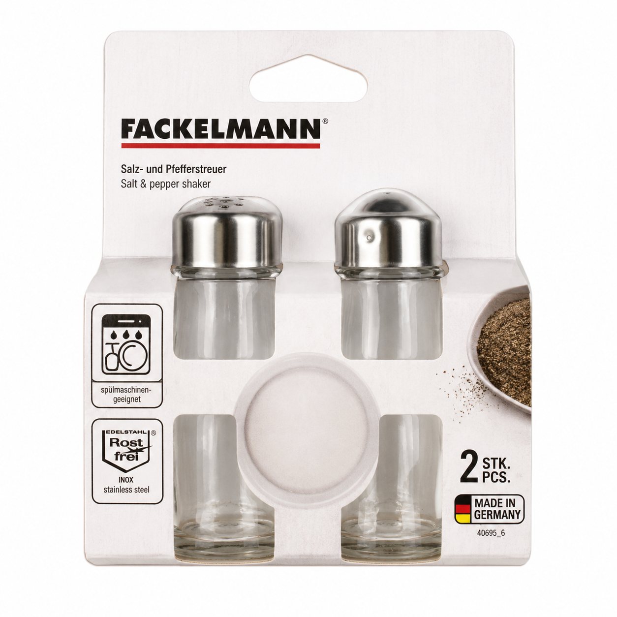 Fackelmann - Salt and Pepper Shaker Set