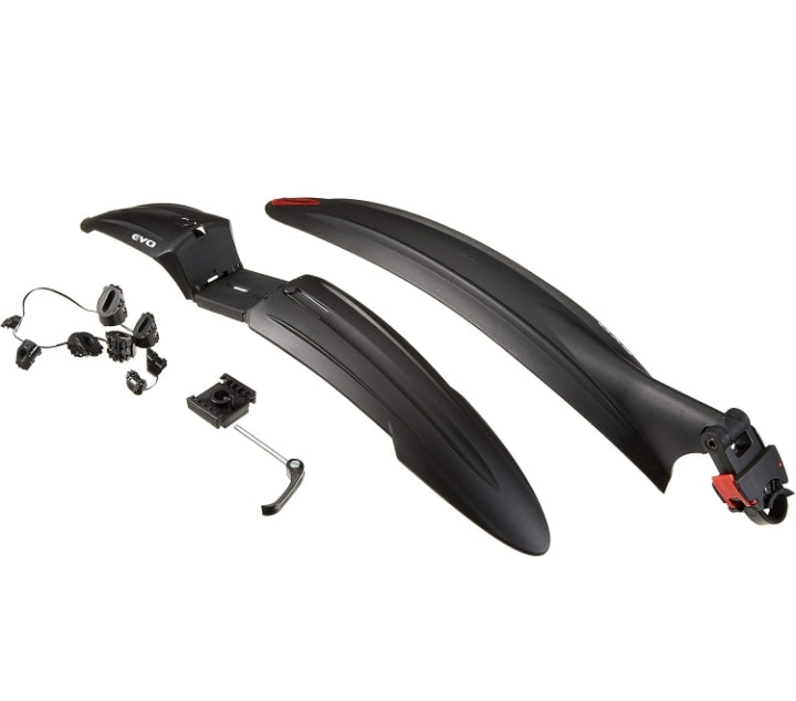 Point Polisport Kit Cross Country Evo Mudguard Set Black One Size