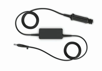 HP Mini 40W Vehicle Power adapter, designed to charge Laptops in a vehicle.