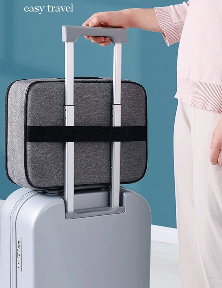 Travel Passport Holder Bag Family Document Storage Bag File Organizer Waterproof Document Business Card Bag.