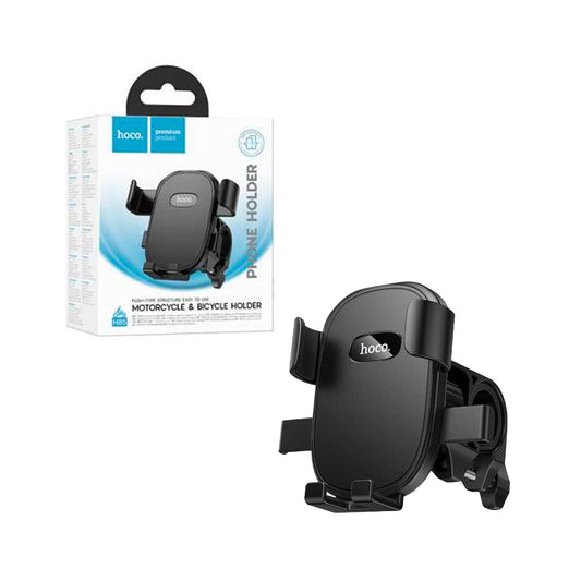 Hoco H85 Knight Motorcycle Bicycle Universal Phone Holder – Black