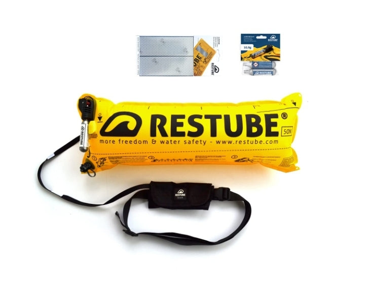 Restube - Beach Swim Buoy Starter Kit for a variety of water sports activities.